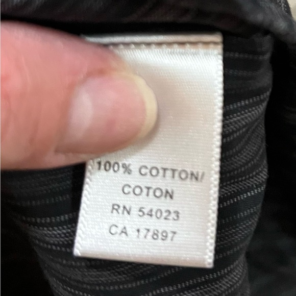 Banana Republic Black and Grey (15 - 15 1/2 ) Button Down Medium Shirt - Picture 3 of 8